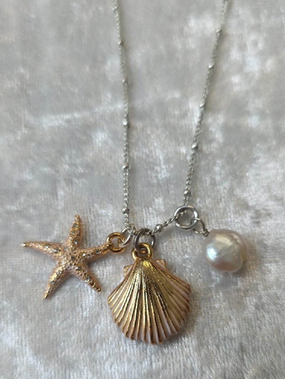 Brighton Coastal Dainty Charm Chain Necklace & Bracelet - Picture 3 of 14